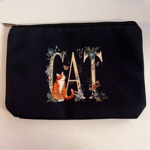 Charming “CAT” Makeup Bag - NWT - Royal Blue